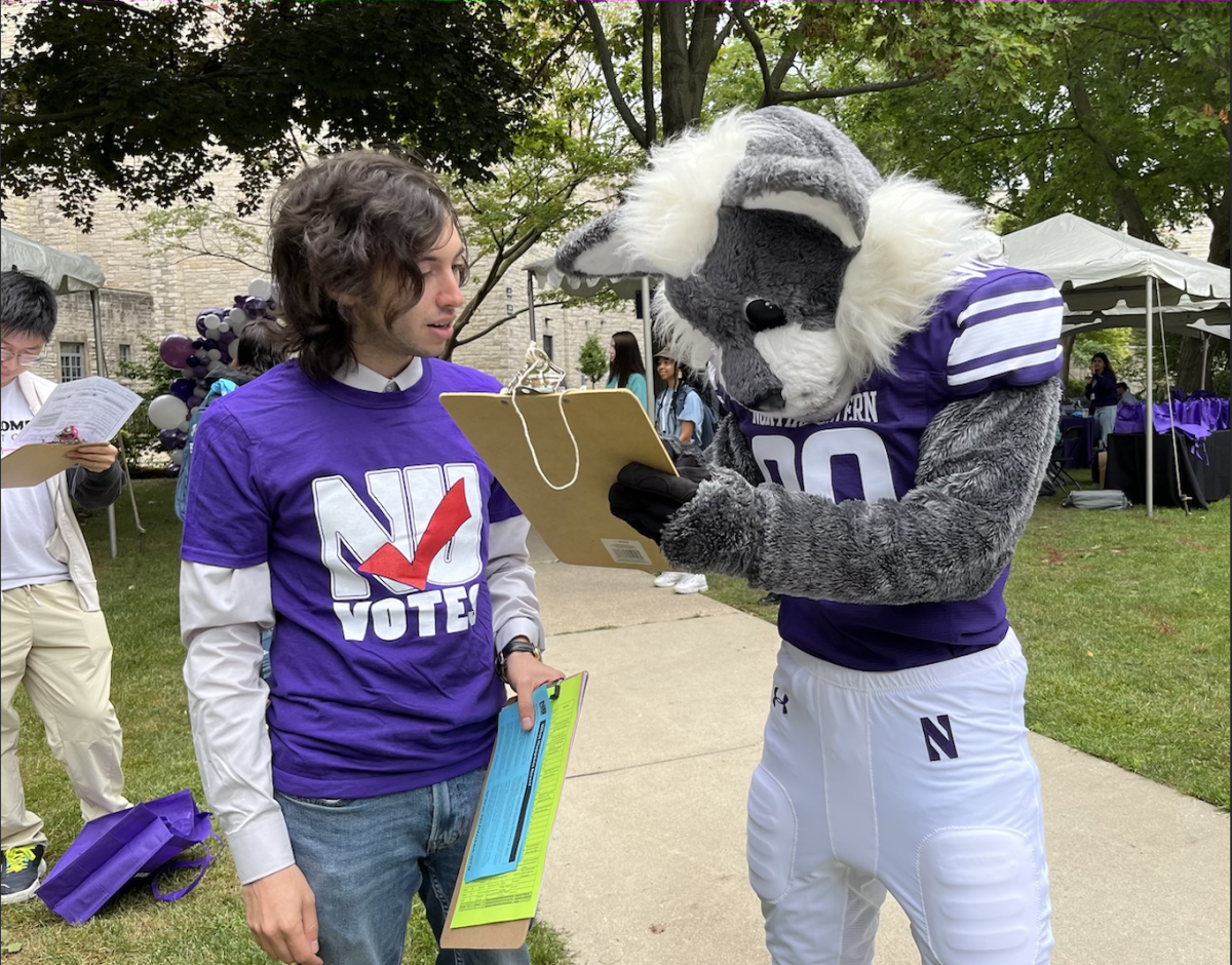 From Sept. 25 to Oct. 2, NU Votes is hosting campus-wide voter service stations that provide resources for registering to vote. 